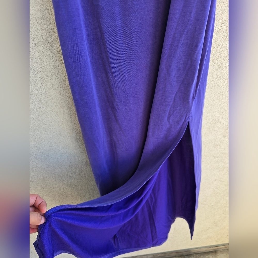 Metaphor Backless Purple Dress - Picture 9 of 12